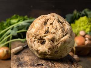Streamside Organics' Organic Celeriac