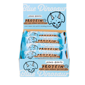 Blue Dinosaur: Choc Chip Peanut Butter Protein Bar
