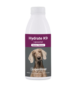 Superdose Liposomal Hydrate K9 450ml Keep your Dog hydrated and happy