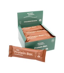 CHOCOLATE BROWNIE PROTEIN BAR 40g - NOTHING NAUGHTY - Whole Heart