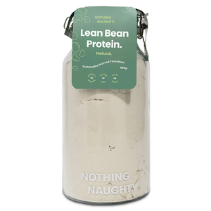 LEAN BEAN PROTEIN POWDER 500g NATURAL - NOTHING NAUGHTY - Whole Heart