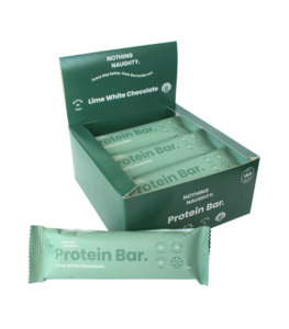 LIME MILKSHAKE PROTEIN BAR 40g - NOTHING NAUGHTY - Whole Heart