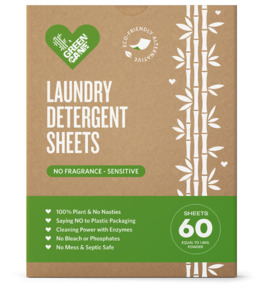 Products: Greencane Laundry Sheets (No Fragrance / Sensitive) – 60 Washes Allergy Sensitive