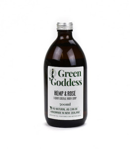 Products: GREEN GODDESS HEMP & ROSE CASTILE SOAP 500ML - Whole Heart