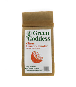 Green Goddess Natural Laundry Powder Citrus Synthetic Free No Artificial Fragrances