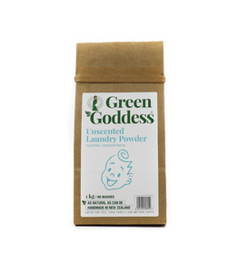 Products: GREEN GODDESS LAUNDRY POWDER UNSCENTED 1KG - Whole Heart