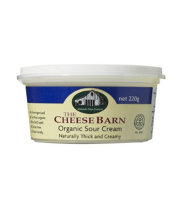 Products: Cheese Barn Organic Sour Cream – 220g
