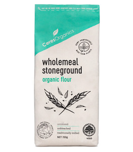Wholemeal Organic Stoneground Flour 800g Organic Flour Ceres Organics