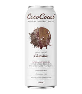 CocoCoast Chocolate Coconut Water 500ml Rehydration with a Twist