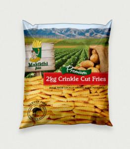 Makikihi Crinkle Cut Fries 2kg Seed Oil Free Chips Beef Tallow fries