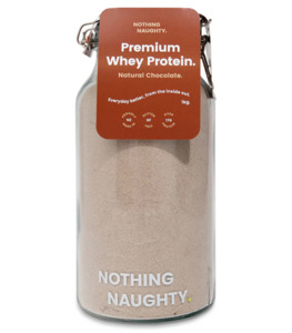 WHEY PROTEIN CHOCOLATE 1kg - NOTHING NAUGHTY - Whole Heart