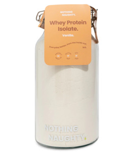 Products: Whey Protein Isolate Vanilla 1kg - Nothing Naughty