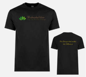 Men's Tee Shirt Wholehearted Action