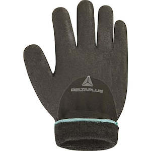 DELTAPLUS Winter lined Glove foam Nitrile coated.