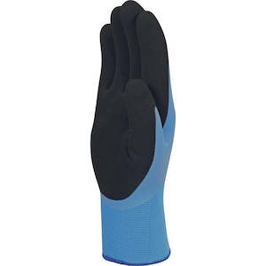 Gloves 1: DELTAPLUS Waterproof/Winter lined Foam Latex palm