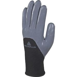 Chemical Handling: DELTAPLUS  3/4 Nitrile Coated Gloves