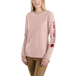 Carhartt WOMENS Loose fit heavyweight Long sleeve Graphic T-Shirt