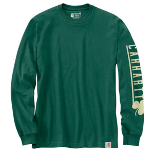 Carhartt Shirts And Tees: Carhartt SHAMROCK Graphic Long Sleeve T-Shirt