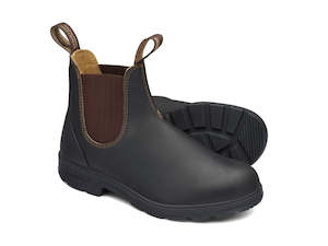 Blundstone: Blundstone NON SAFETY Brown slip on boot (600)