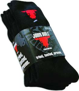 John Bull: John Bull 3pkt Black socks