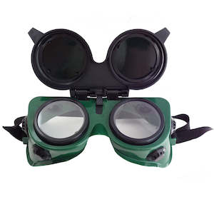Welding Goggles: WELDING Goggle Shade 5 round lift up lenses