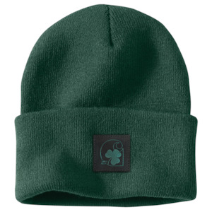 Caps And Hats: Carhartt SHAMROCK Knit Patch Beanie