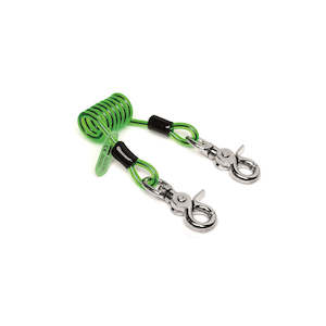 Never Let Go: NLG 101364 Short Coil Tool Lanyard, Quick Clip