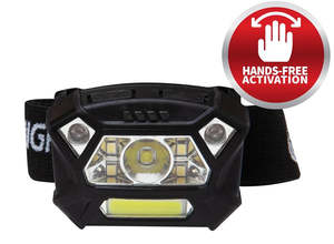 New: NIGHTSTICK Dual-Light Headlamp w/Motion Sensing Activation