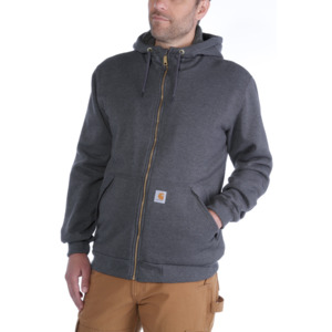Carhartt Rain Defender™ Relaxed Fit Midweight Sherpa-Lined Full-Zip Sweatshirt