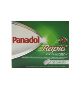 Health And Safety: Rapid Paracetamol Caplets