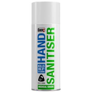 Sanitiser: Chemz Hand Sanitiser 400ml Aerosol (5-Pack)