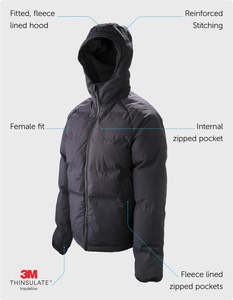 Jacket: Rugged Womens Insulated Jacket