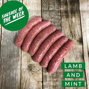1kg Lamb Mint Sausages - Whole Sale Meats Direct