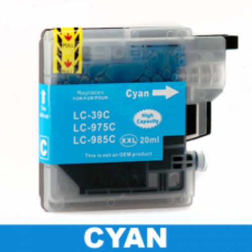 Products: Brother LC39 Ink Cartridge Cyan Compatible