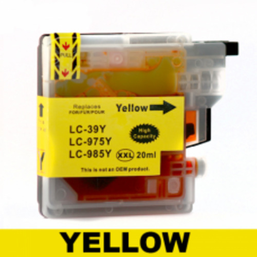 Products: Brother LC39 Ink Cartridge Yellow Compatible