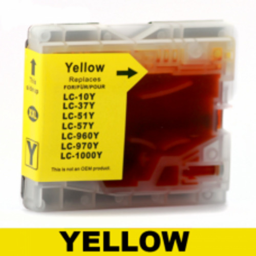 Products: Brother LC57/37 Yellow Ink Cartridge Compatible