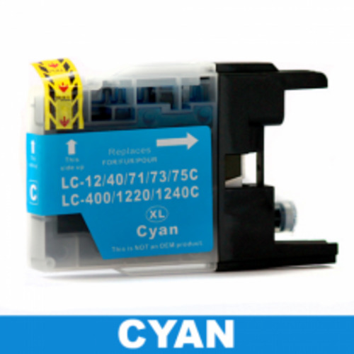 Products: Brother LC73/75/73XL Cyan Ink Cartridge Compatible