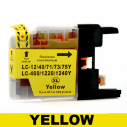 Products: Brother LC73/75/77XL Yellow Ink Cartridge Compatible
