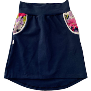 Skirt - Navy Kasey and Chrissy Floral