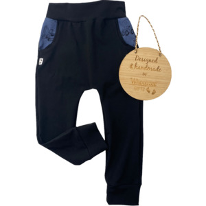 Harem Pants: Harem Pants -Denim construction