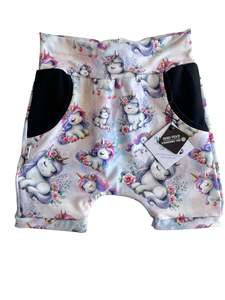 Frontpage: Harem Shorts - unicorn shorts
