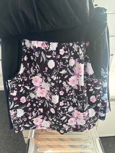 Womans Comfee Skirts - pink/purple FLORAL