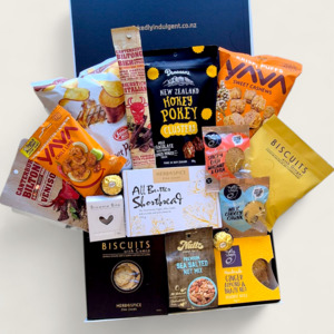 Frontpage: Take 5- Biltong, Biscuits, Nuts & Chocolate Gift Hamper