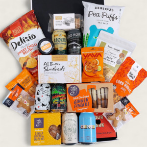 Collections Birthday Gift Hampers Nz: Father Fuel- Beer, Piccalilli, Beer Bread, Nuts, & Gingerbread Gift Basket