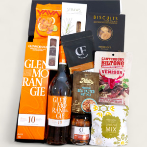 Gift Hampers For Him: Gentlemens Corner- Whisky & Nibbles Gift Box