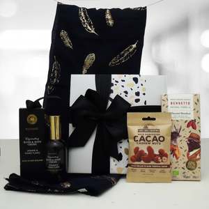 Dairy & Gluten Free Bliss- Scarf Handcream & Chocolate Gift for Her