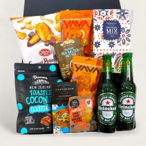 Just for Him- Nuts, Chocolate, Chips & Beer Gift Hamper