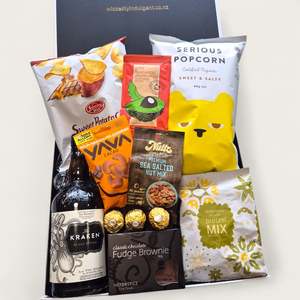 The Kraken -Spiced Rum, Nuts & Brownie Gift Box for Him