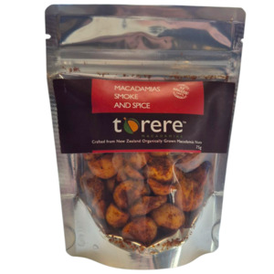 Torere Smoke & Spice Macadamias 75g