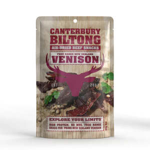 Gift Hamper Extras: Canterbury Biltong- Venison 40g